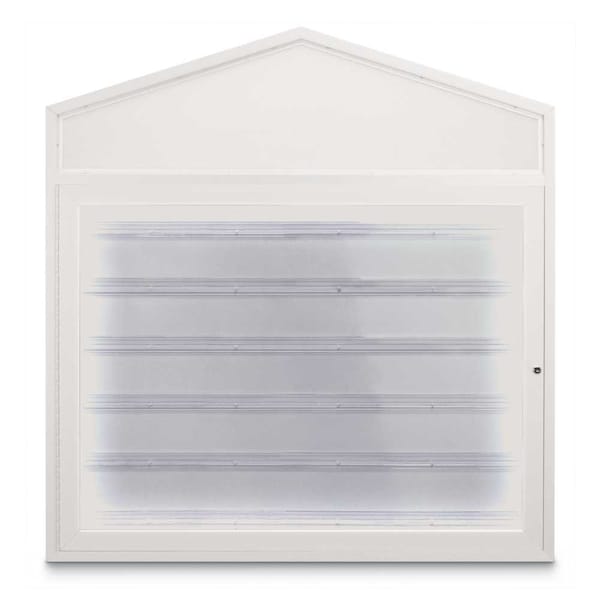 Sliding Door Indoor Enclosed Corkboard, 4